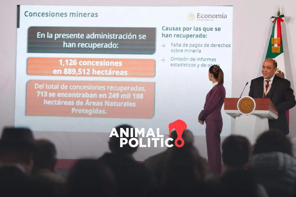 Gobierno anuncia recuperación de mil 126 concesiones mineras; 713 estaban en Áreas Naturales Protegidas