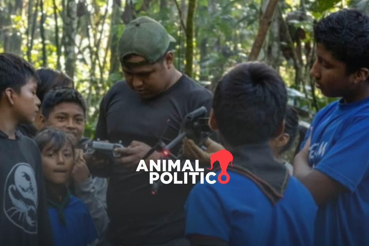 “Se enseña a tener conexión con el territorio”: guardia indígena infantil recorre la Amazonía para aprender a defenderla en Ecuador
