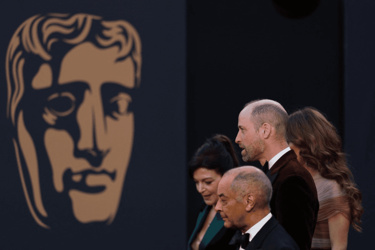 Príncipes de Gales retoman agenda real en los BAFTA tras la detención de Andrés por caso Epstein