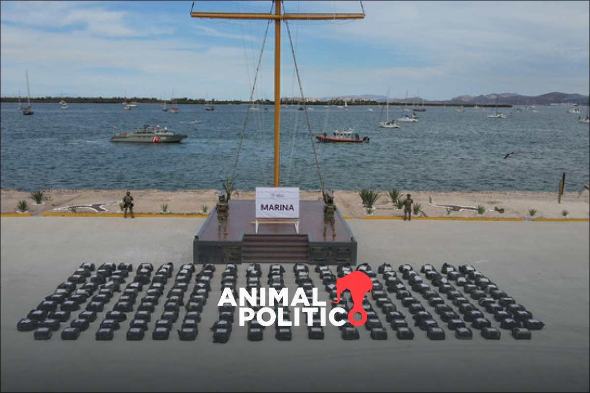 México y EU decomisan toneladas de presunta cocaína en operación binacional en el Pacífico